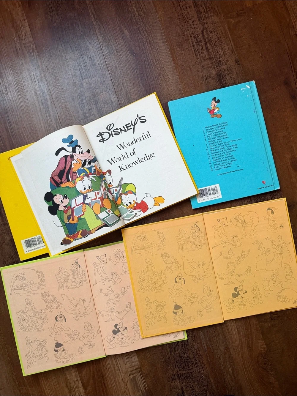 Disney Vintage Beginner Reader Book Set